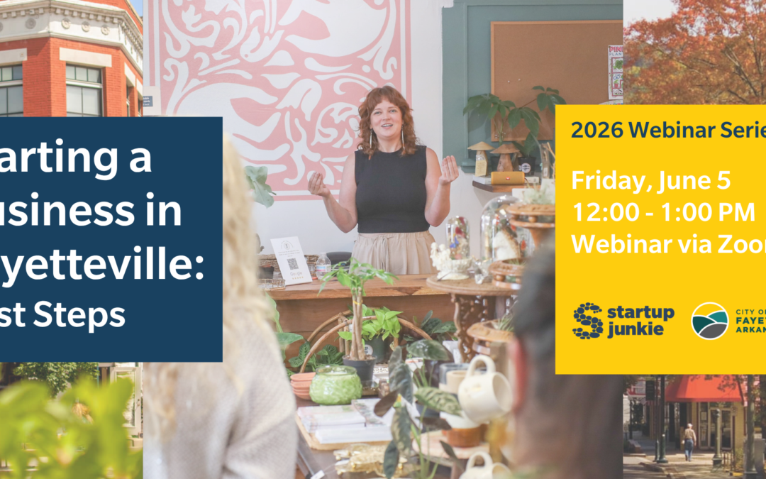 Startup Junkie to Launch Business Guide & Workshop Series with City of Fayetteville, Help Entrepreneurs Move from Idea to Launch